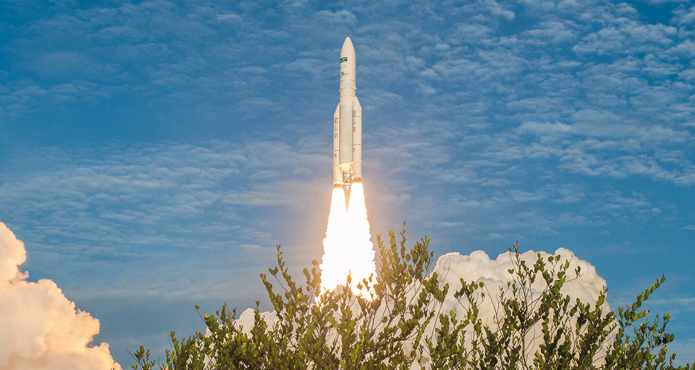 Ariane 5 stellt startrekord der Ariane 4 ein und ebnet den weg für die Ariane 6