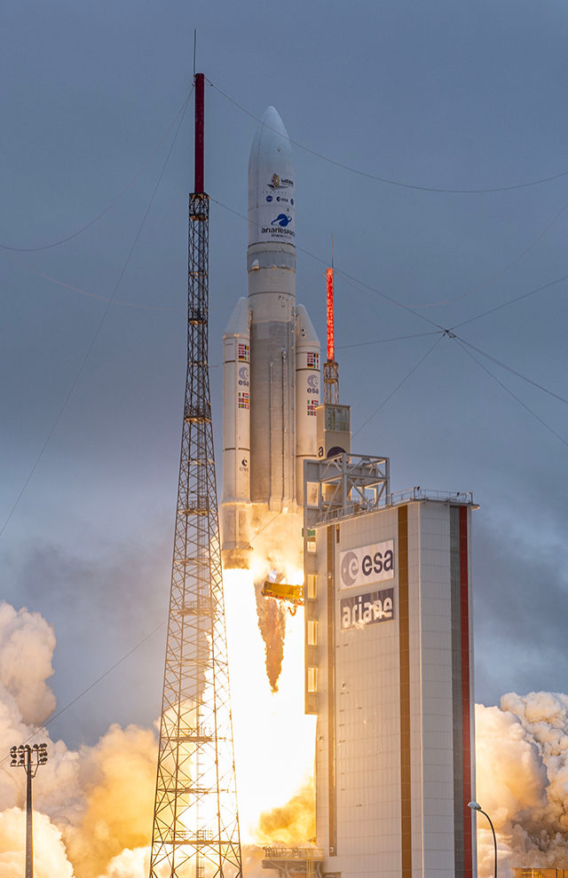 Safran Engineering Services à bord de la fusée Ariane
